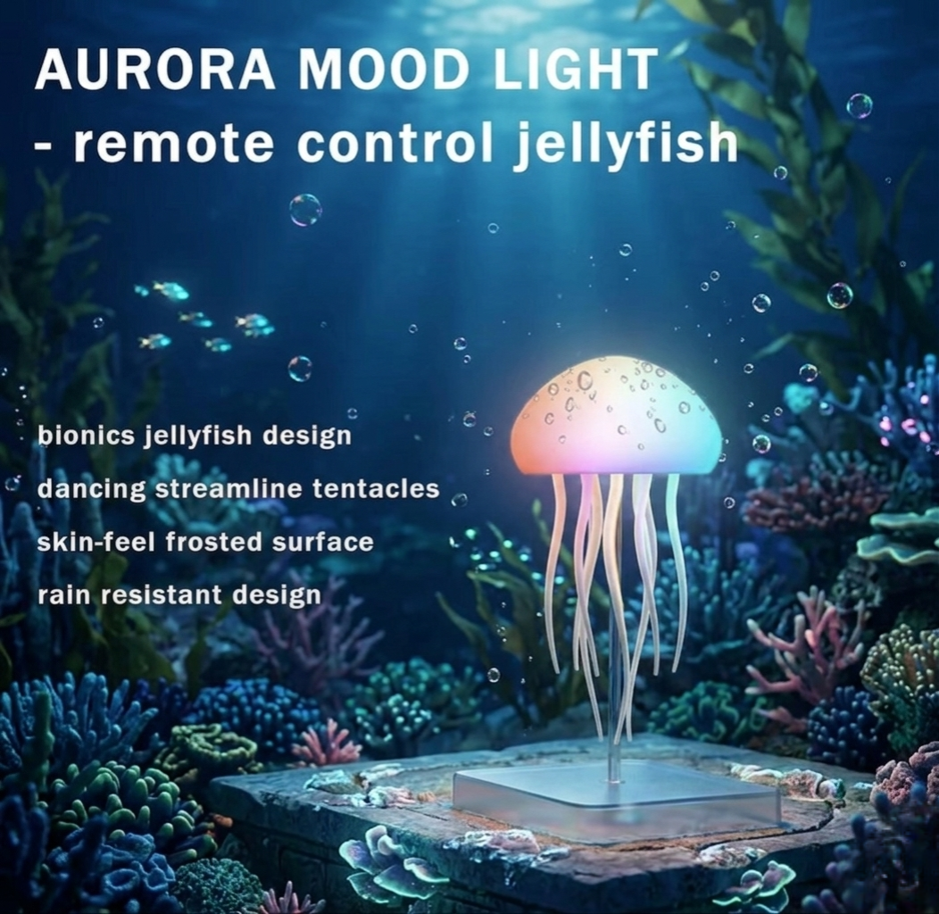 Floating Jellyfish LED Mood Lamp